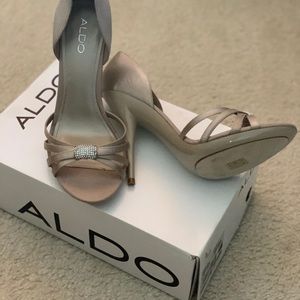 Aldo Derocco Tan Stiletto Heels